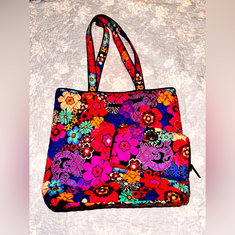 Vera Bradley Purse and Wallet Set